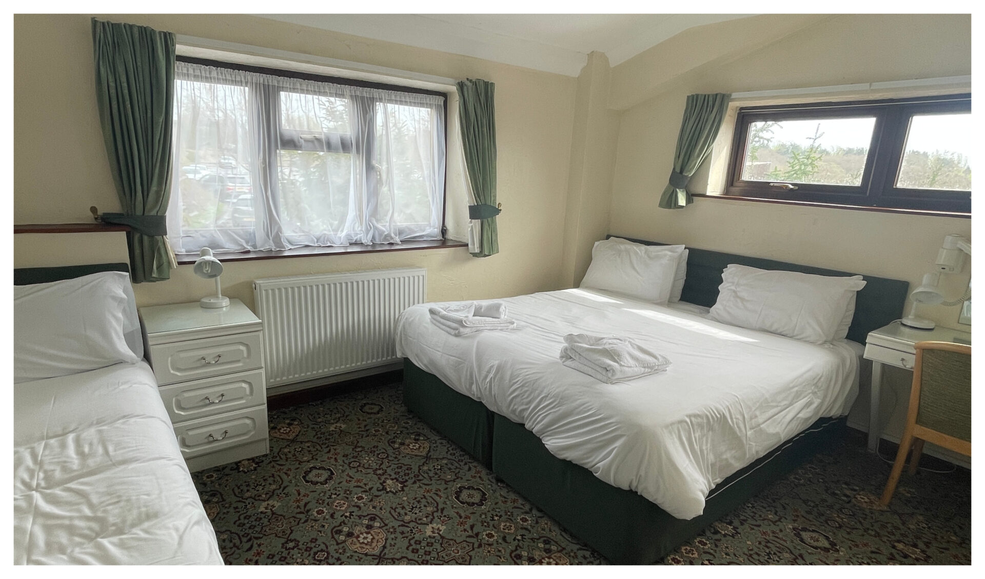 Image of standard family room accommodation at the Ashbury Resort.
