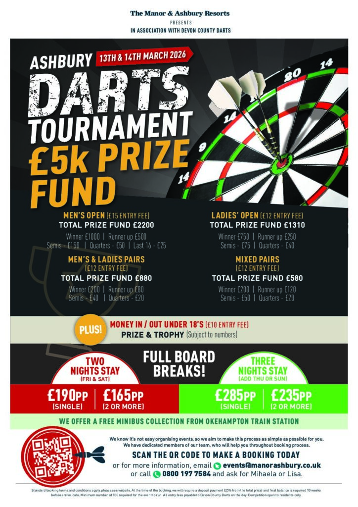 Ashbury Darts 2026